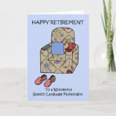 Happy Retirement Speech Language Patholoog Kaart (Voorkant)
