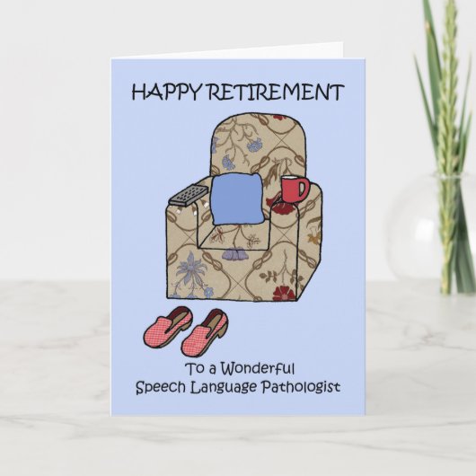 Happy Retirement Speech Language Patholoog Kaart (Voorkant)