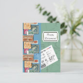 Happy Retirement Stamps of the World Briefkaart (Staand voorkant)