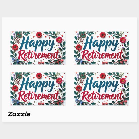 Happy Retirement Sticker