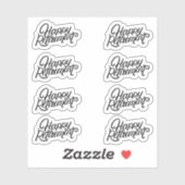 Happy Retirement Stickers (Vel)