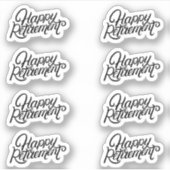 Happy Retirement Stickers (Voorkant)