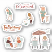 Happy Retirement Stickers (Voorkant)