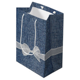 Happy Retirement tekst op Denim Medium Cadeauzakje