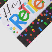 Happy Retirement Tissuepapier (Detail)