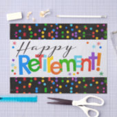 Happy Retirement Tissuepapier (Craft)