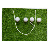 Happy Retirement to golfer met golfbal op groen Groot Cadeauzakje (Achterkant)