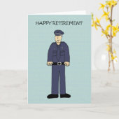 Happy Retirement to Police Officer Kaart (Gele Bloem)