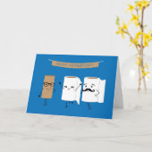  Happy Retirement toiletpapier Kaart (Gele Bloem)