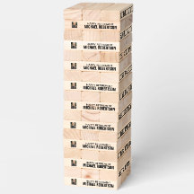 Happy Retirement Topple Tower