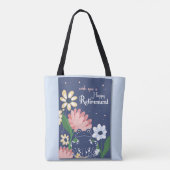 Happy Retirement Tote Bag (Achterkant)