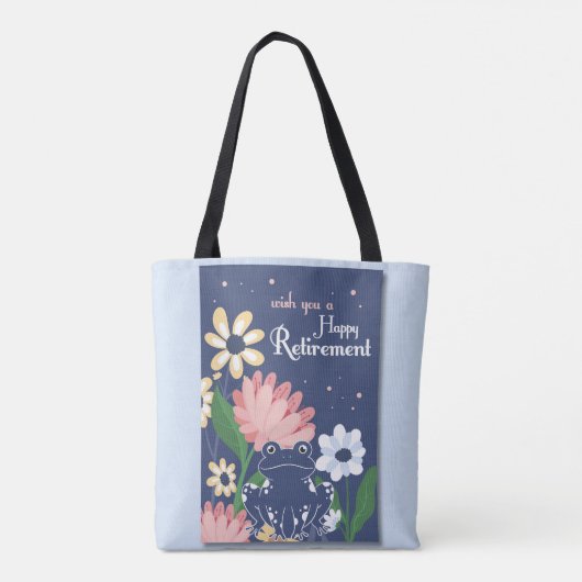 Happy Retirement Tote Bag (Achterkant)