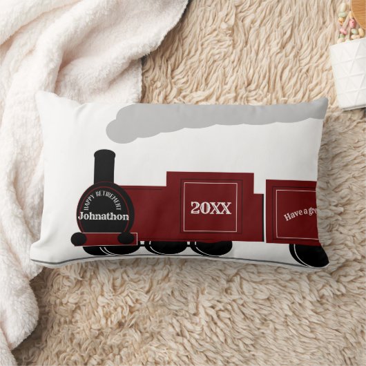 Happy Retirement-trein Kussen (Deken)