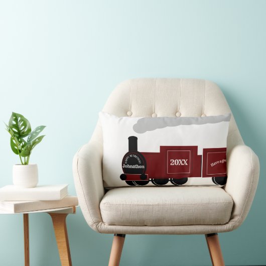 Happy Retirement-trein Kussen (Stoel)