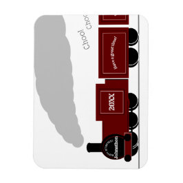 Happy Retirement-trein Magneet