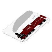 Happy Retirement-trein Magneet (Linkerzijde)