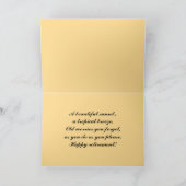 Happy Retirement Tropical Sunset Card Kaart (Binnen)