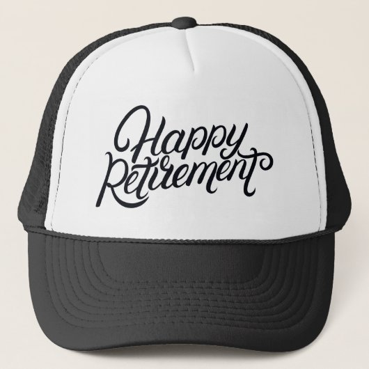 Happy Retirement Trucker Pet (Voorkant)