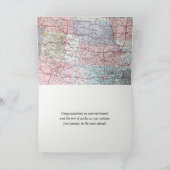 Happy Retirement USA Road Map Kaart (Binnen)