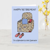 Happy Retirement voor 999 Operator Kaart (Gele Bloem)