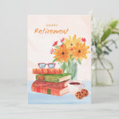 Happy Retirement Wenskaart Feestdagenkaart (Staand voorkant)