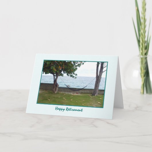 Happy Retirement Wenskaart Kaart (Voorkant)