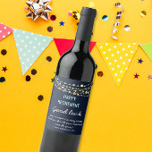 HAPPY RETIREMENT WIJNLABEL WIJN ETIKET