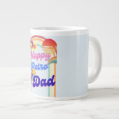 Happy Retro Dad Grote Koffiekop (Voorkant rechts)