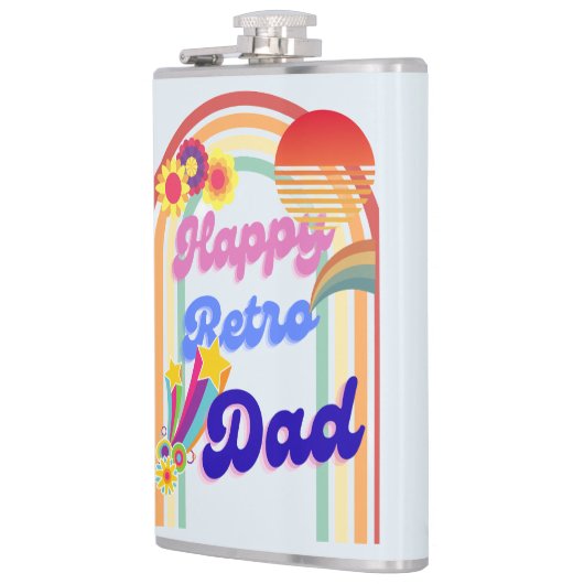 Happy Retro Dad Heupfles (Links)