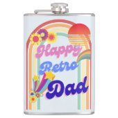 Happy Retro Dad Heupfles (Voorkant)
