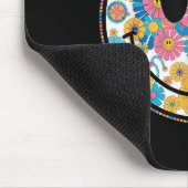 Happy Retro Daisy Smile Face Preppy Aesthetic Men Muismat (Hoek)