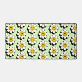 Happy Retro Flower Bureaumat (Voorkant)