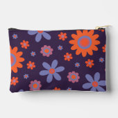 Happy Retro Flowers Schattige 70s Hippie Daisy Pat Etui (Achterkant)