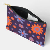 Happy Retro Flowers Schattige 70s Hippie Daisy Pat Etui (Open)