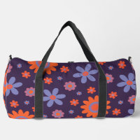 Happy Retro Flowers Schattige 70s Hippie Daisy Pat