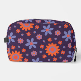 Happy Retro Flowers Schattige 70s Hippie Daisy Pat Toilettasje