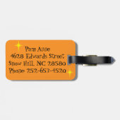  Happy Retro Parents Bagagelabel (Achterkant horizontaal)