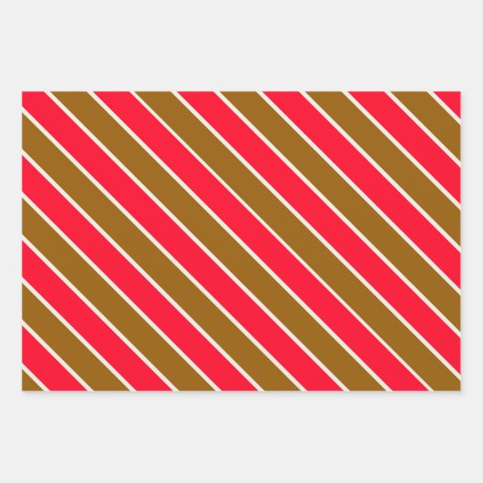 Happy Retro Santa Inpakpapier Vel (Voorkant 3)