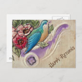 Happy Return Briefkaart (Voorkant / Achterkant)