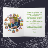 Happy Roar Enkele Schattigee Dino foto Halloween k Kaart