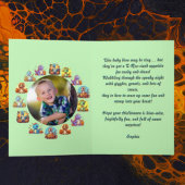 Happy Roar Enkele Schattigee Dino foto Halloween k Kaart