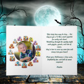 Happy Roar Enkele Schattigee Dino foto Halloween k Kaart