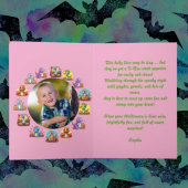 Happy Roar Enkele Schattigee Dino foto Halloween k Kaart