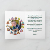 Happy Roar Enkele Schattigee Dino foto Halloween k Kaart (Binnen)