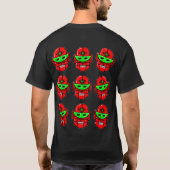 Happy Robot Head - Gepersonaliseerd T-shirt (Achterkant)