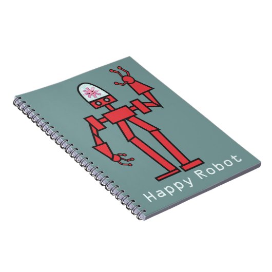 Happy Robot Notitieboek (Rechterzijde)