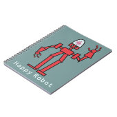 Happy Robot Notitieboek (Linkerzijde)