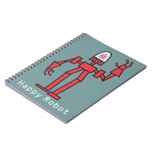 Happy Robot Notitieboek (Linkerzijde)