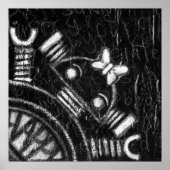 Happy Robot-Poster Poster (Voorkant)