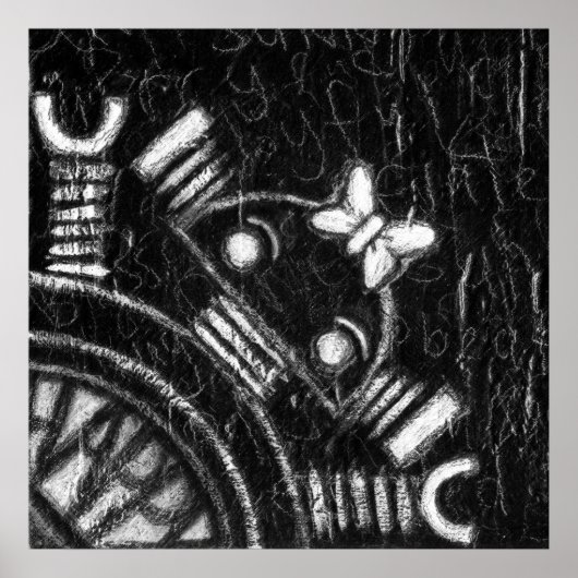 Happy Robot-Poster Poster (Voorkant)